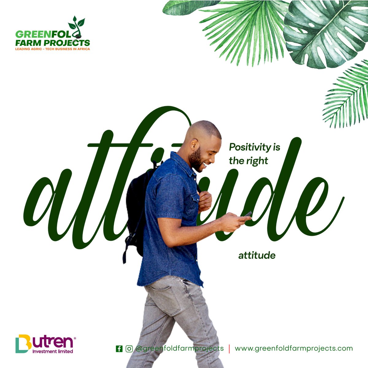 Greenfoldfarm's tweet photo. A positive attitude and mindset will change your life for good . Have an amazing weekend.

#friday
#tgif
#farm
#greenfoldfarmprojects
#farminvestment
#buddy
#mcbuddy
#farminvestment
#farming
#agriculture
#march
#investment
#flashsales https://t.co/0YdORNIgs9