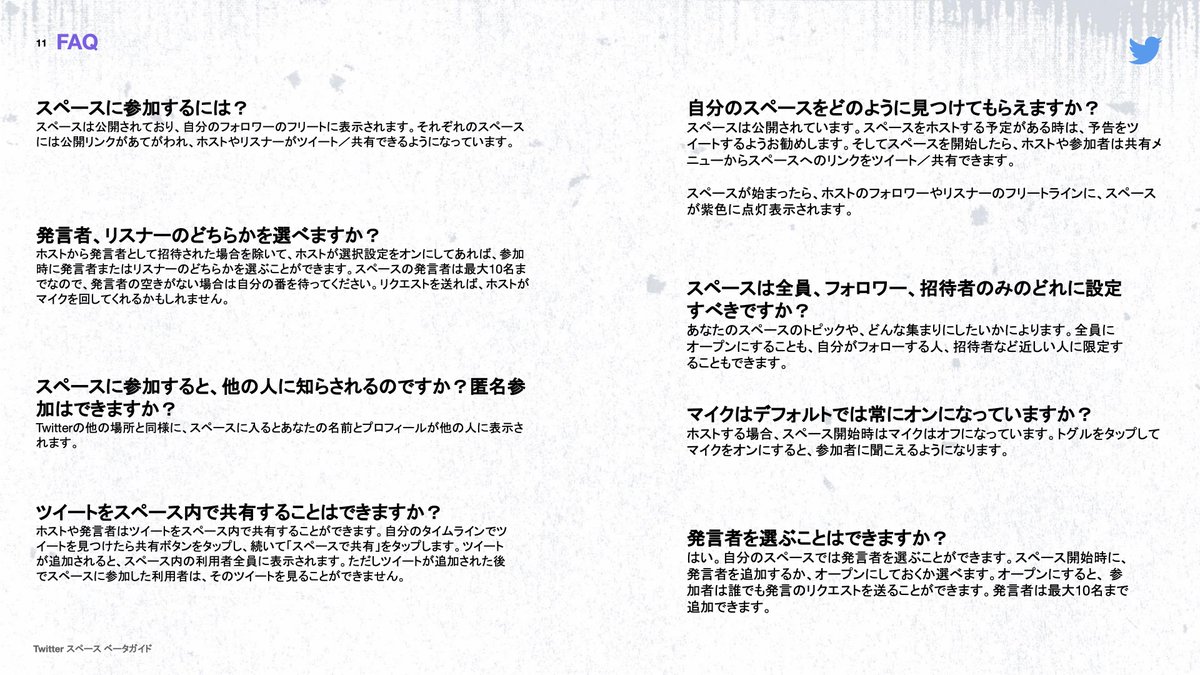 Clubhouseのtwitter版音声チャットルーム Spaces スペース のキホン 解説する公式資料 公開 Twitterspace ツイッタースペース Togetter Clubhouseのtwitter版音声チャットルーム Spaces スペース のキホン 解説する公式資料 公開 Twitterspace ツイッタースペース Togetter