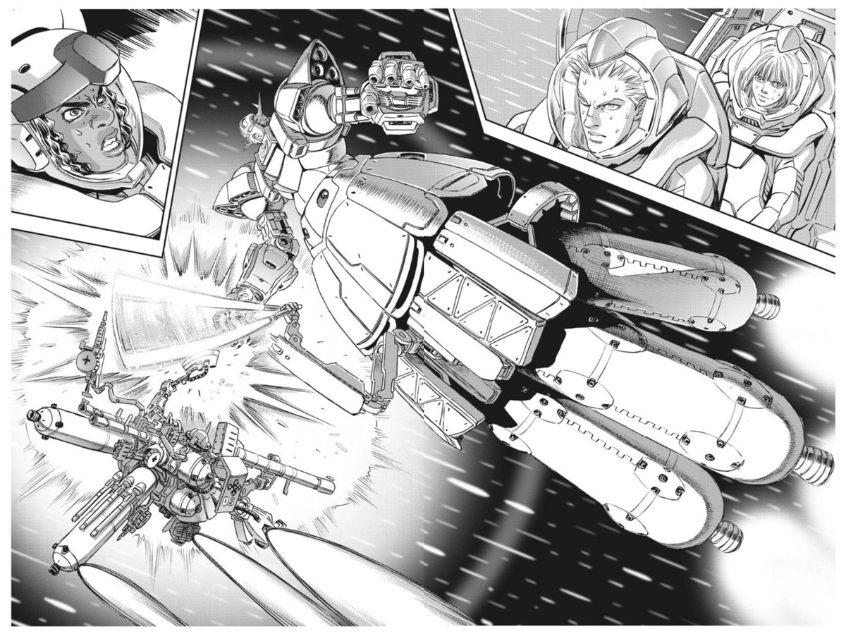 じゃこばん 機動戦士ガンダム サンダーボルト17巻読了 パーフェクトジオング無双回でした 隠し腕もついて接近戦もスキがない プラモ出ないかしら