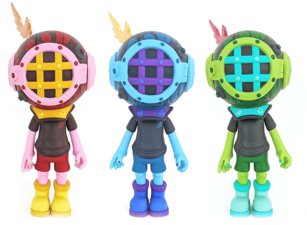 spankystokes's tweet photo. A trio of custom Little Sank figures from Cat Atomic... release announced! https://t.co/B4lxZLKpMV #CatAtomic #CustomVinyl #LimitedEdition #SankToys https://t.co/bKOtzubzcl