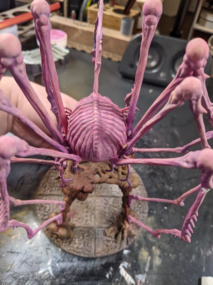 SteepTPainting's tweet photo. Nearly Done with Spidicules from Kingdom Death: Monster!!β
β β
#miniature #miniatures #kingdomdeath #kingdomdeathmonster #spidicules #wip #tabletopgames #tabletopstrategy #miniaturepainting #oils #oilpainting https://t.co/IYk8MBpt2j