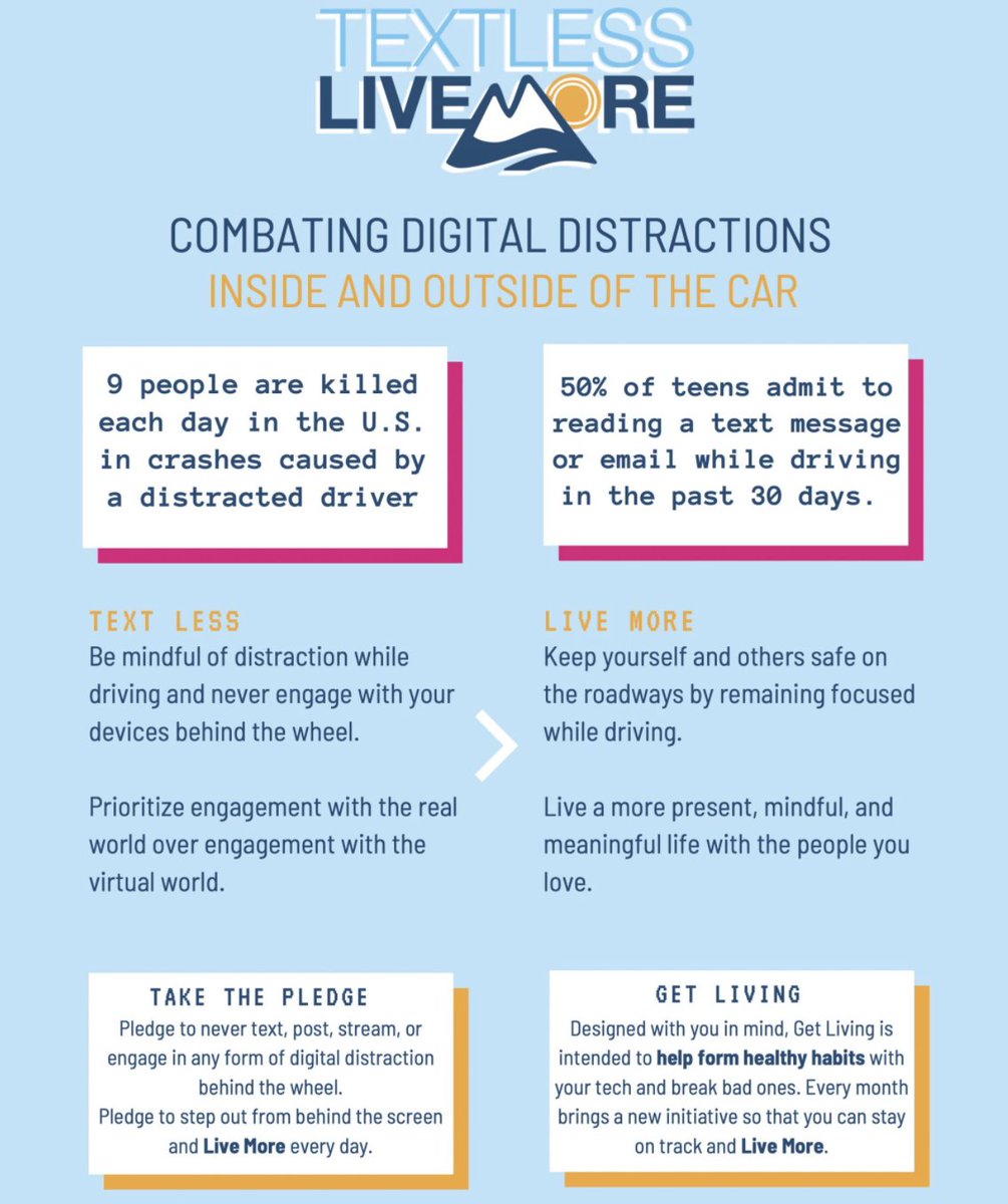 We all know distracted driving is a problem, and yet most of us are guilty of it. #DigitalWellness practices can help us detach from the psychological pull of our phones, and that can literally help save lives. <a href="/TxtLessLiveMore/">TextLess Live More</a> #enddistracteddriving #distracteddriving
