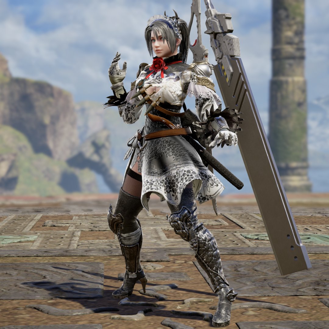 Togagarasu's tweet photo. #ソウルキャリバー6 #SOULCALIBURVI #キャラクリ SC6はまだキャラクリ界隈は盛んということで、自慢のキャラクリを紹介してみます。アサシンなメイドさんです。服は2B衣装の改変ですが、メイド服ガチ勢には怒られそう。 https://t.co/CQ8Dy1hrwQ