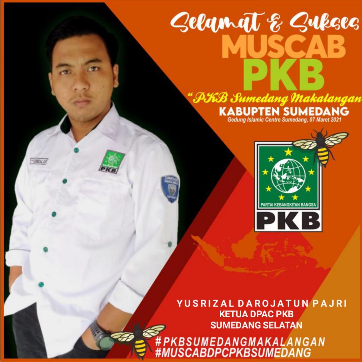 PkbSelatan's tweet photo. Selamat &amp; Sukses
MUSCAB PKB
Kabupaten Sumedang
#muscabpkb
#pkbsumedang 
@dpwpkbjabar https://t.co/4EUNzUDlUf