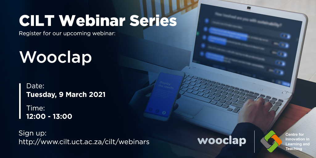 Join us as we demonstrate using Wooclap as a tool to facilitate real-time, in-class interaction between instructor and student through mobile devices. bit.ly/Wooclap2
#EdTech #HigherEd