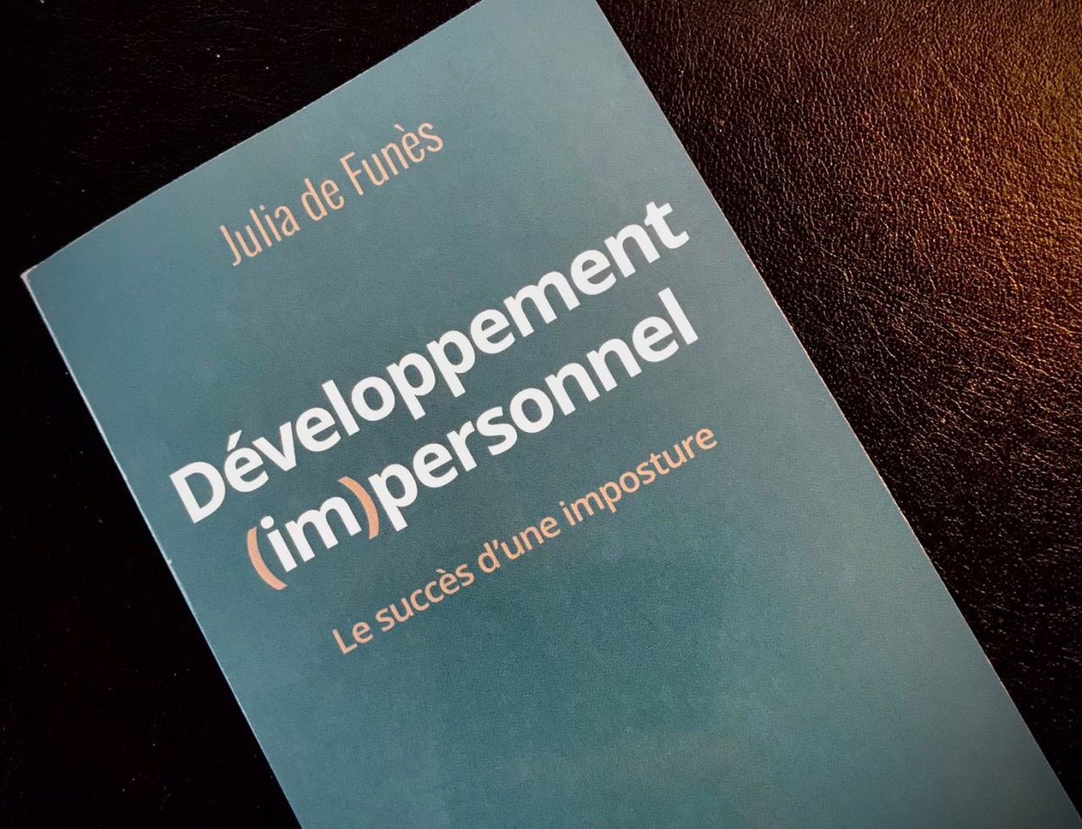 #VendrediLecture Et le voilà en poche! Petit guide philosophique pour ne pas se laisser engourdir par les idéologies du développement personnel sur lesquelles surfent un bon nombre de coachs  
 #philosophie  #développementpersonnel #coaching