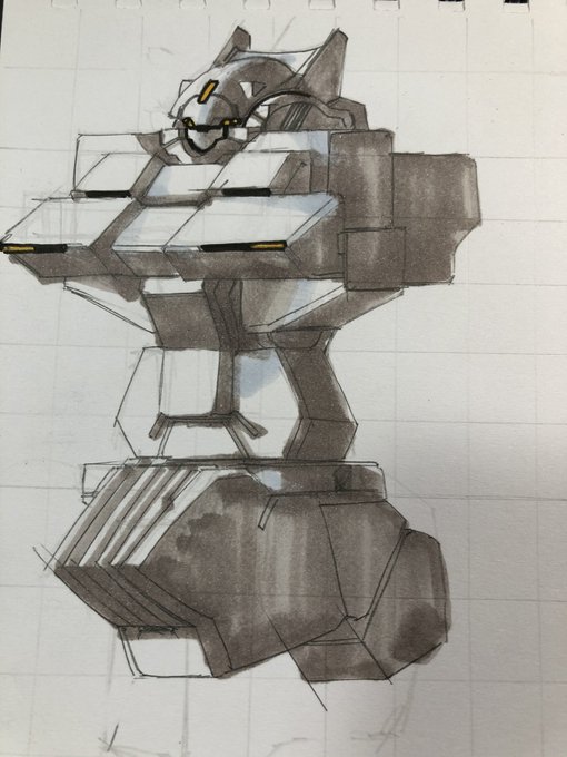 とりあえず頭〜胴体デザインのネタを増やす('・ω・`) 