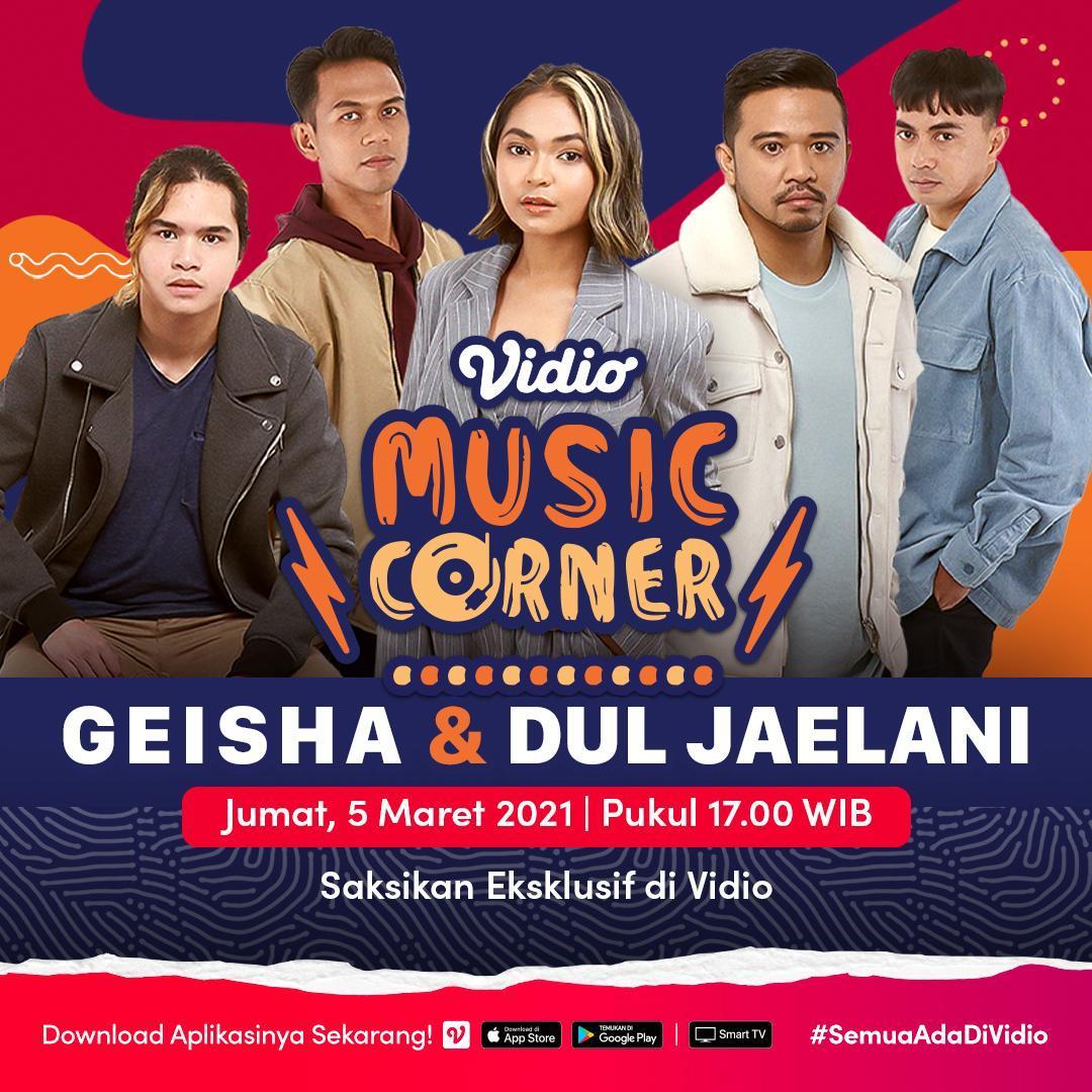 Kalian semua yuk sini merapat!! Kami dan Dul Jaelani bakal nanyi dan seru-seruan bareng nih di acara #VidioMusicCorner Catat tanggalnya biar ga ketinggalan pada Jumat 5 Maret 2021 Pukul 17.00 WIB, eksklusif hanya di Vidio.com!! ⁣
⁣⁣
vidio.com/live/7337-vidi…
