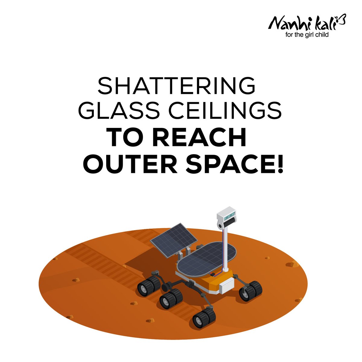 NanhiKali's tweet photo. Dr. Swati Mohan spearheaded the NASA Perseverance mission that landed on Mars. She is an inspiration to all the Nanhi Kalis who want to build a career in STEM fields. #WomanInAMansWorld https://t.co/kyyVnkOcoq