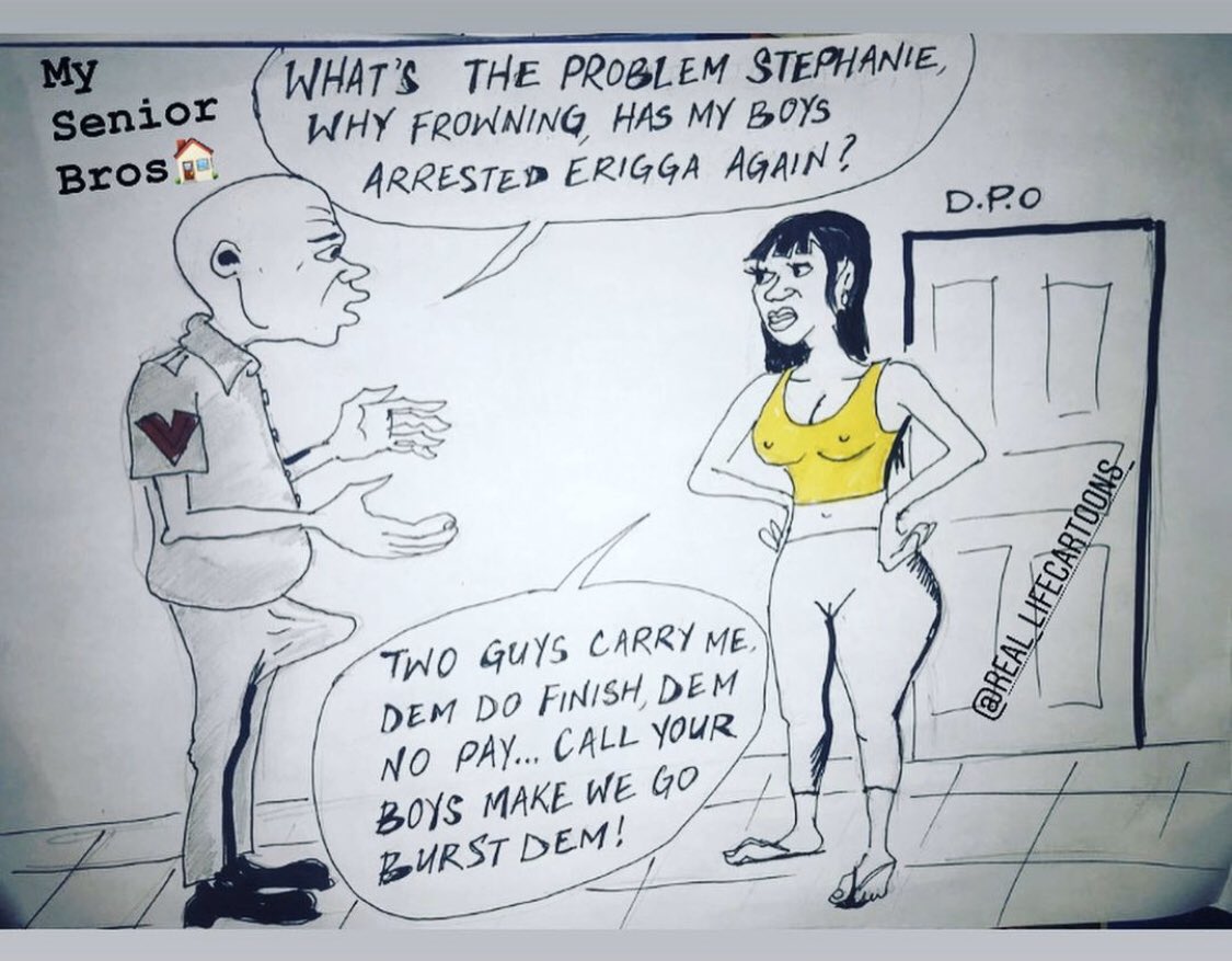 EfeWhiskey's tweet photo. Ashawo Dey call police for you, if you fuck her run.... @erigganewmoney  @Zlatan_Ibile  #myseniorbros https://t.co/b4OFp680W5