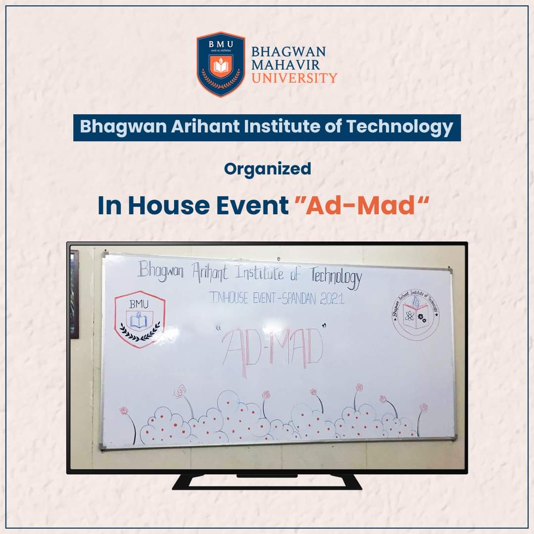 bmusurat's tweet photo. Bhagwan Arihant Institute of Technology organized In House "Ad-Mad" competition where the learners presented their creative mindsets and attractive ideas of advertising a product.
.
.
.
#admad #advertising #promotion #bmuevents #creativity #competition #bait #technology https://t.co/REeSILDgPm