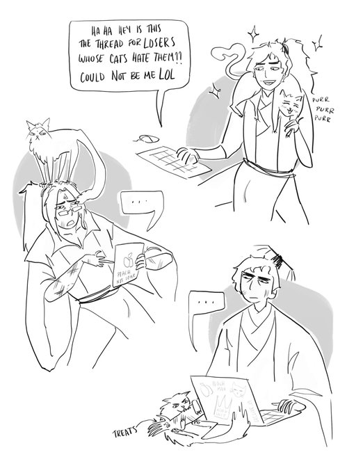 Haha idk maybe catzuns just dont like you?? 
# BingJiu #2ha #二哈和他的白猫师尊 