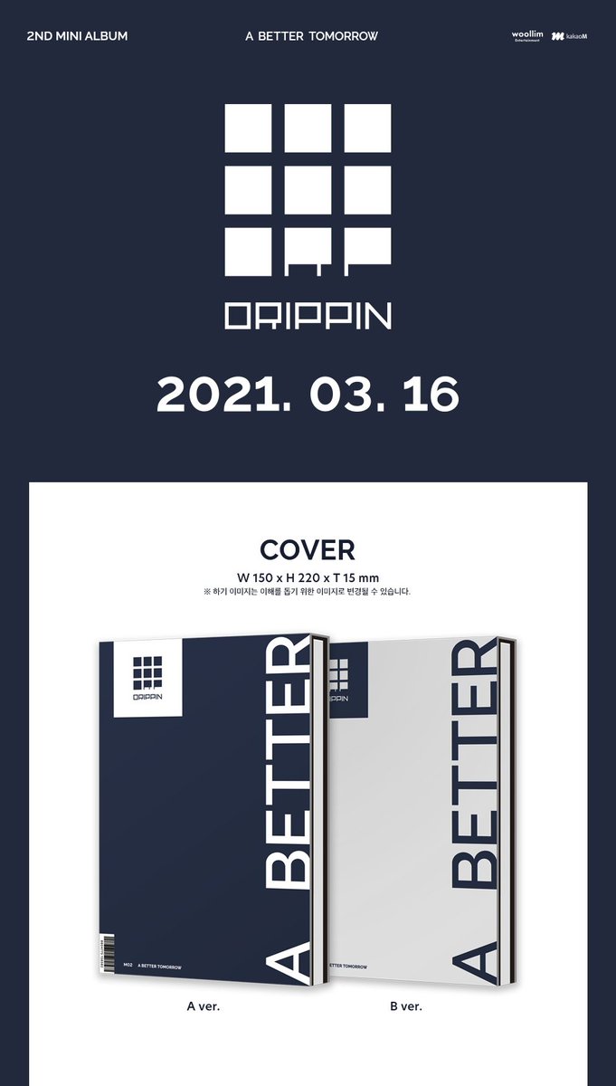 nodrpnolife's tweet photo. [RT🙏🏻/🇸🇬SG GO] #DRIPPIN 2nd Mini Album ‘A Better Tomorrow’ 𝐰/ 𝐟𝐫𝐞𝐞𝐛𝐢𝐞𝐬!

💸$21, incl EMS
⏰batch 1: 15 Mar, 4PM SGT
🕰batch 2: NO deadline

🖤sealed https://t.co/op8B3ERLRC
🤍internal trading fcfs https://t.co/w6UQ52KIeW

❓dm for queries

#nolifeGO #드리핀 @drippin https://t.co/LWiRuJRflb