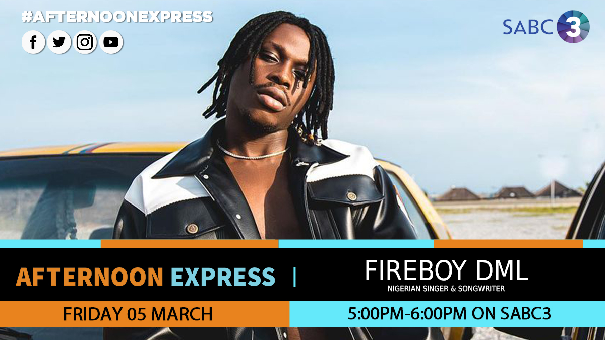 Nigerian Musician and Recording Artist <a href="/fireboydml/">Fireboy DML</a> chats to us about all things music and being one of YouTube’s Black Voices Class of 2021. #AfternoonExpress