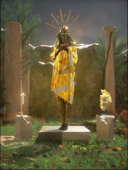 <a href="/toomuchlag_/">bruh</a>  you just represented me as an Egyptian. #882 is a Pharaoh with a heart of gold. FUCKING PRICELESS. 
<a href="/niftygateway/">Nifty Gateway Studio</a> 
#niftygateway #nft #toomuchlag #leanime

niftygateway.com/itemdetail/sec…