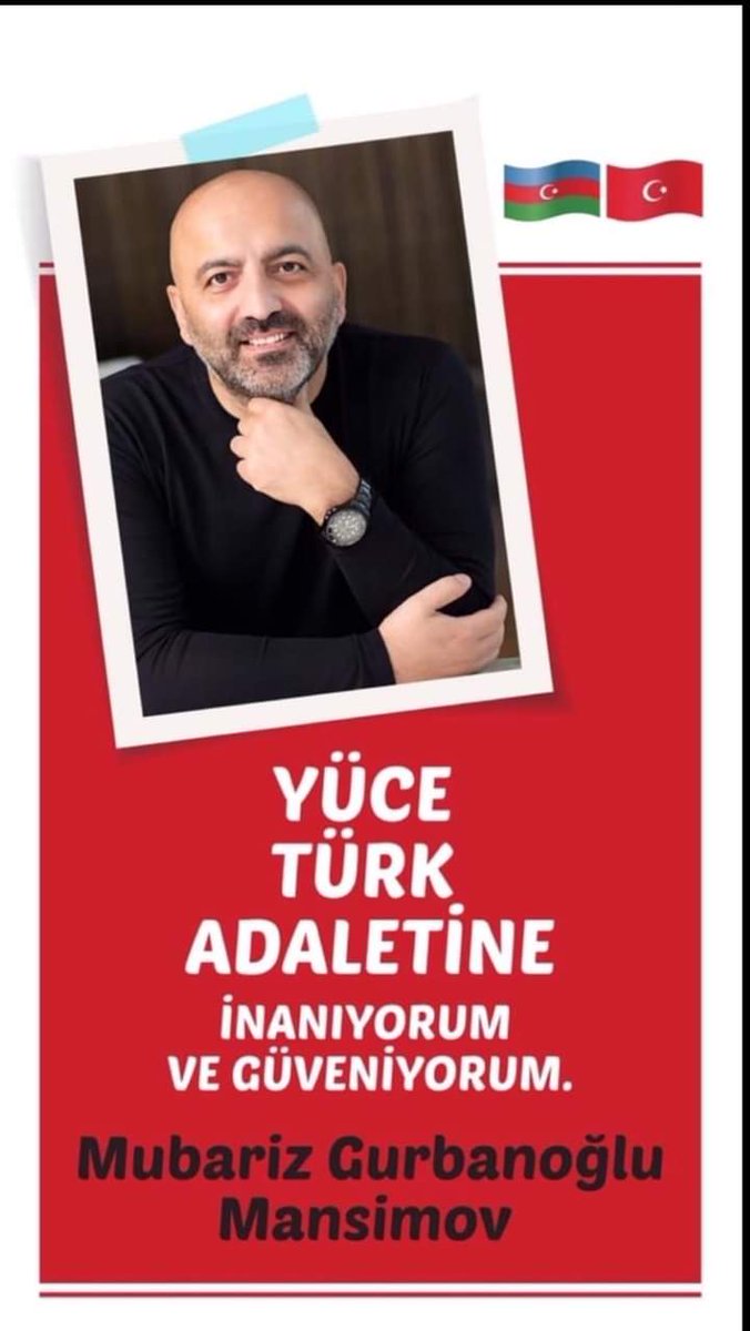 Pirieva85G's tweet photo. @gazetesozcu #MubarizGurbanogluSuçsuz  #MubarizGurbanoğlunaAdalet https://t.co/CTdtp31VYI