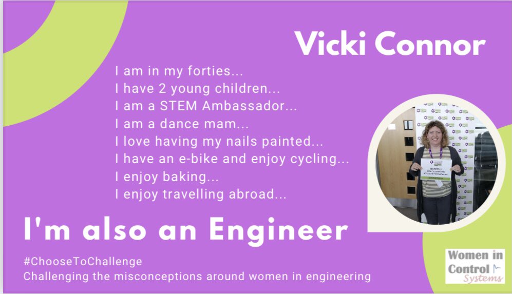SellafieldWICS's tweet photo. Happy Friday from us! A reminder that #internationalwomensday2021 is only one working day away 🎉 here’s our last share of the week, check out Vicki Connor’s facts here including an important one: #ImAlsoAnEnginner #ChooseToChallenge2021 https://t.co/V9R9ZTDkZo