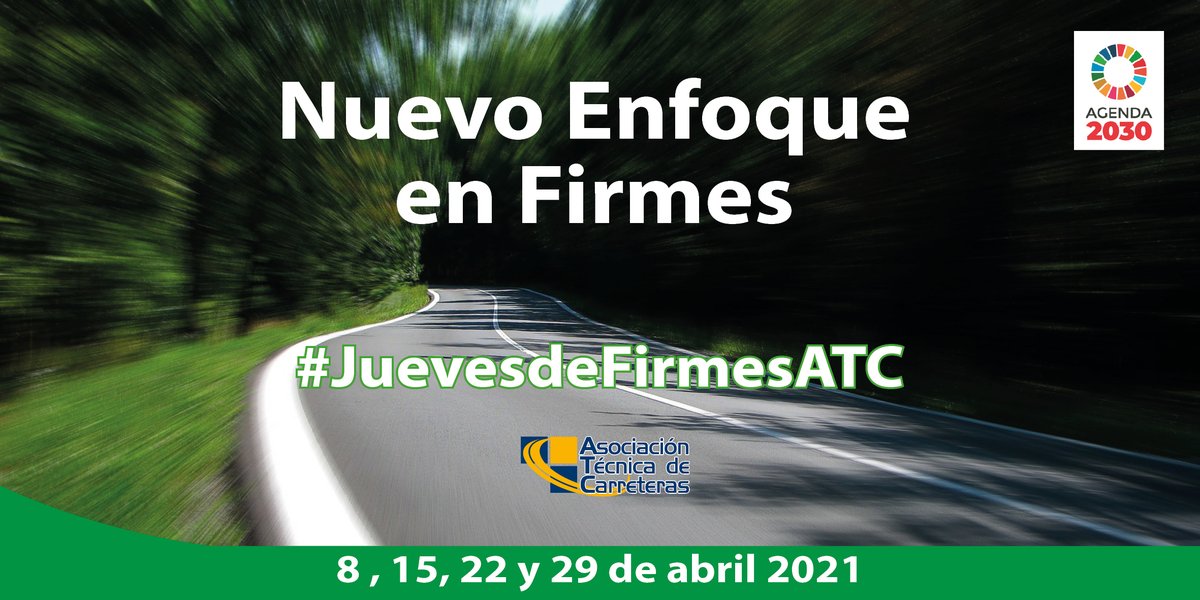 ATC_PIARC's tweet image. El Comité de Firmes de la ATC organiza los días 8, 15, 22 y 29 de abril los #JuevesdeFirmesATC. 

Estas jornadas digitales, “Nuevo Enfoque en Firmes”, quieren ser un punto y seguido del desarrollo del diseño y construcción de firmes. 

Avance Programa: bit.ly/3sCUNzN