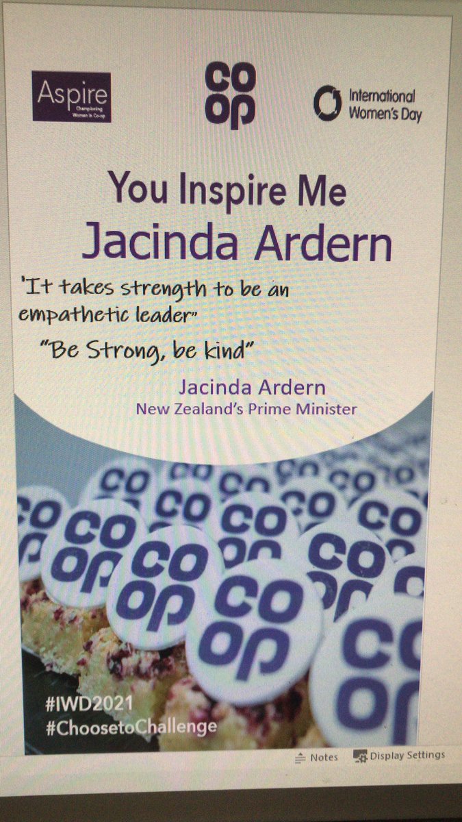 TraceyAvCDC's tweet photo. Thinking of inspirational women today and one woman really stands out for me this year; Jacinda Ardern 🤩 #IWD2021 #ChooseToChallange https://t.co/MsaAOUcPuT