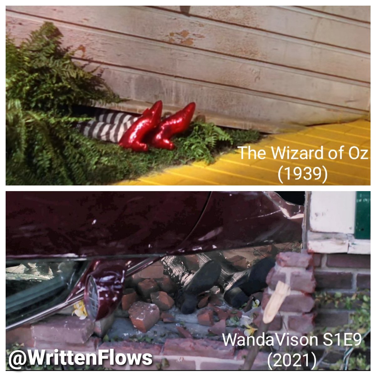 WrittenFlows's tweet photo. First thing I thought about ๐๐คฃ I love film (Not a spoiler)
Weekly #WandaVision Reviews on my #Youtube, Link in my bio!!
#WizardofOz
#Witches
#WrittenFlows
#Marvel
#MCU https://t.co/VFOmeDu4K5