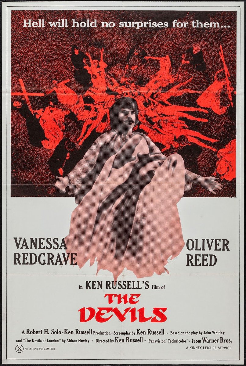 64. THE DEVILS (1971)When I preplanned this thread back in Nov. I didn’t expect this to be on everyone’s timelines today. It’s convenient that it’s on Shudder now because I highly recommend checking out this perfect tale of religious insanity. Just go watch it! #Horror365