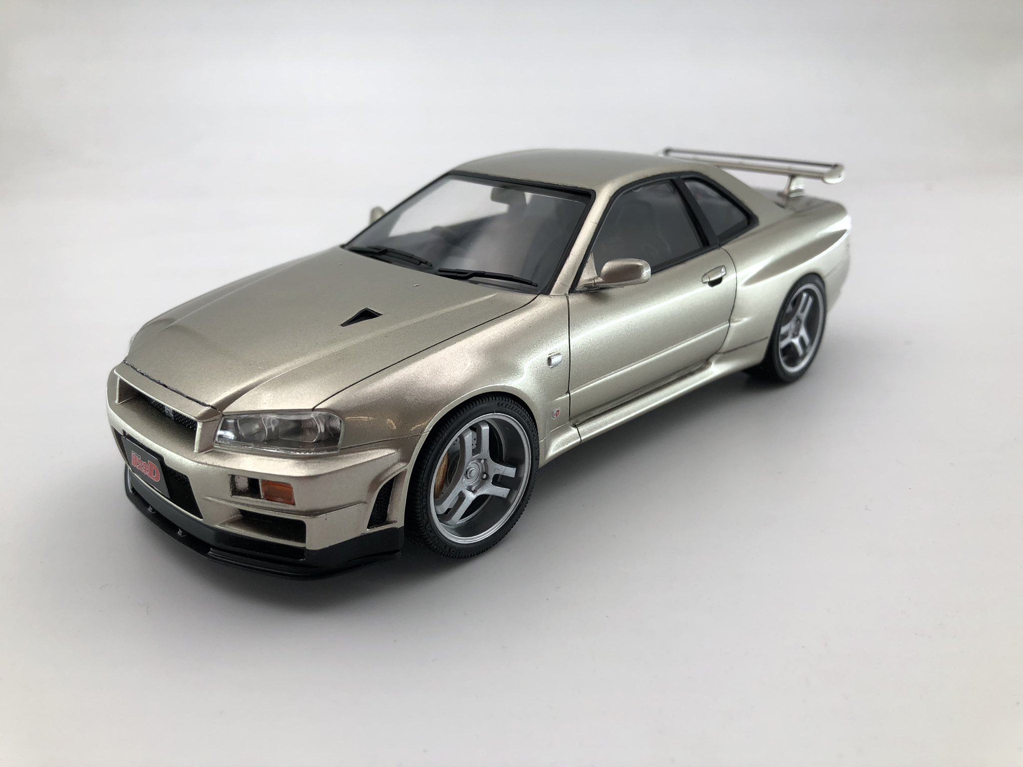 塗装済み タミヤSP.1246 R34GT-R 開発カムフラージュ仕様