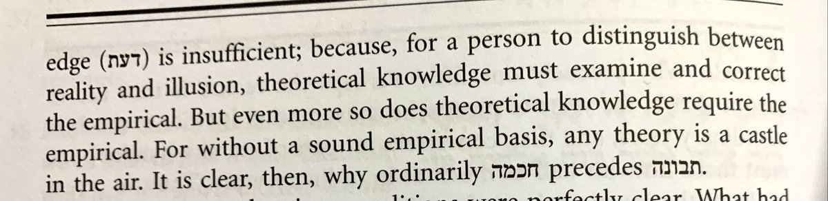 ravhirschtweets's tweet photo. An elaboration on the meaning of חכמה בינה ודעת and their relationship to one another comes from בראשית (מא:לא) https://t.co/Vk7B0WpWD8