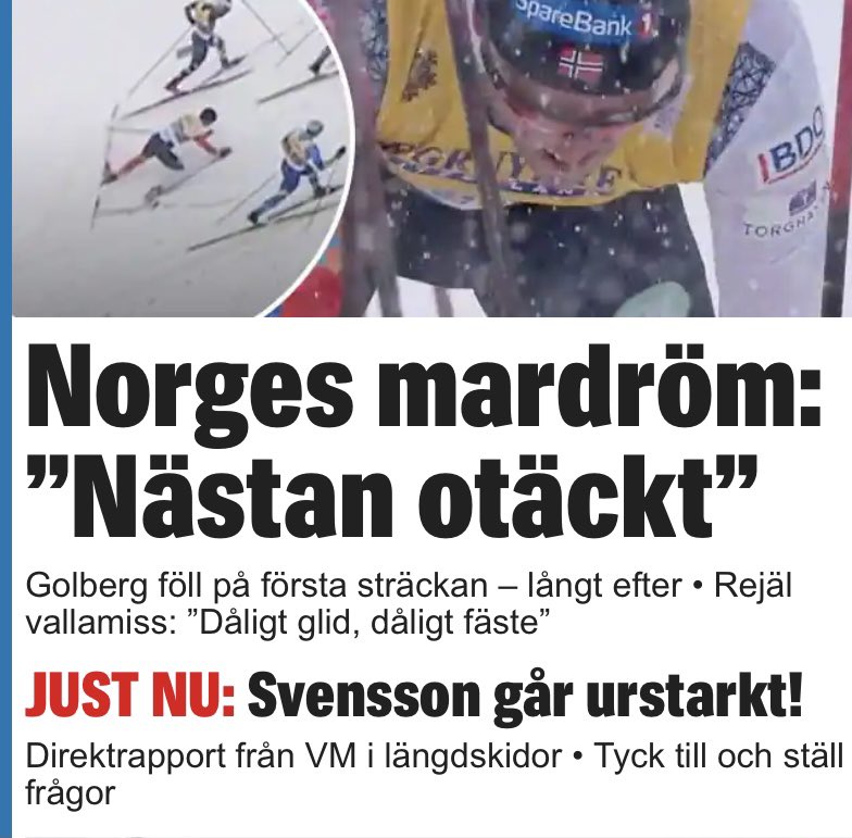 Ekpressen nå🤓. Måtte de bite i seg dette😄😄🇳🇴🇳🇴@langrennslag #oberstdorf2021