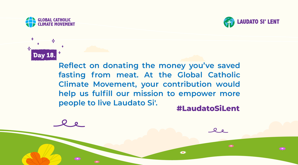 Eating meat can be more expensive than investing in a plant-based diet. Imagine how you could help if you donate the savings you save by changing your diet. Are you inspired to make this change? ➡️ LaudatoSiLent.org #LaudatoSiLent