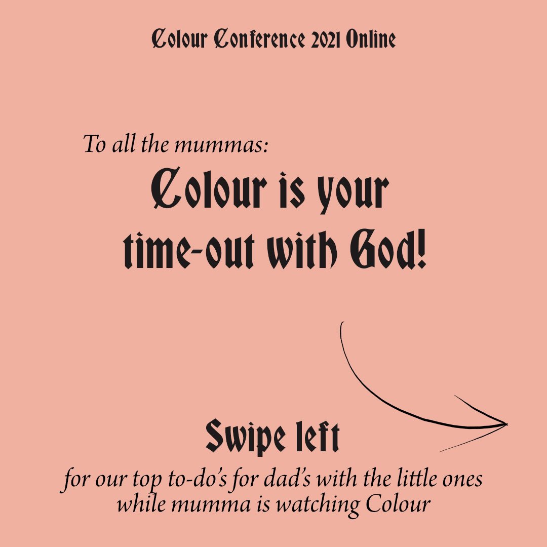 HillsongLondon's tweet photo. The countdown is on! Colour Conference Online 2021 is only 1 WEEK away! Girls, are you
ready? Dad's are you? There's still time to register (maybe a last-minute Mother’s Day gift!).
Head to https://t.co/T76TRaDMpx #ColourConf https://t.co/EYMuq2dTgD