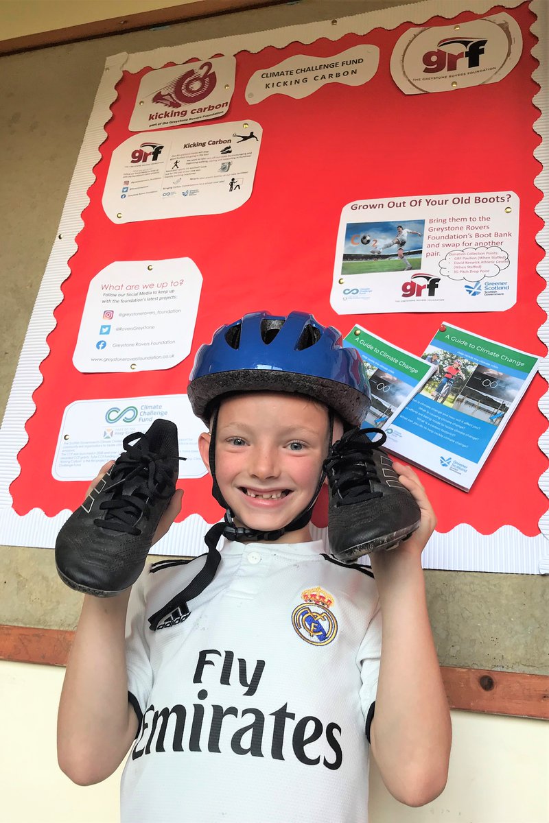 DGCsport's tweet photo. EMPOWERING COMMUNITIES | Kicking Carbon, a project by @RoversGreystone has been finding ways to get more people to understand their impact on the climate, while also encouraging people to be more active.
#EmpoweringCommunities #ActiveTravel #BootBank #DriverEfficiency https://t.co/mGPjwB3YuU