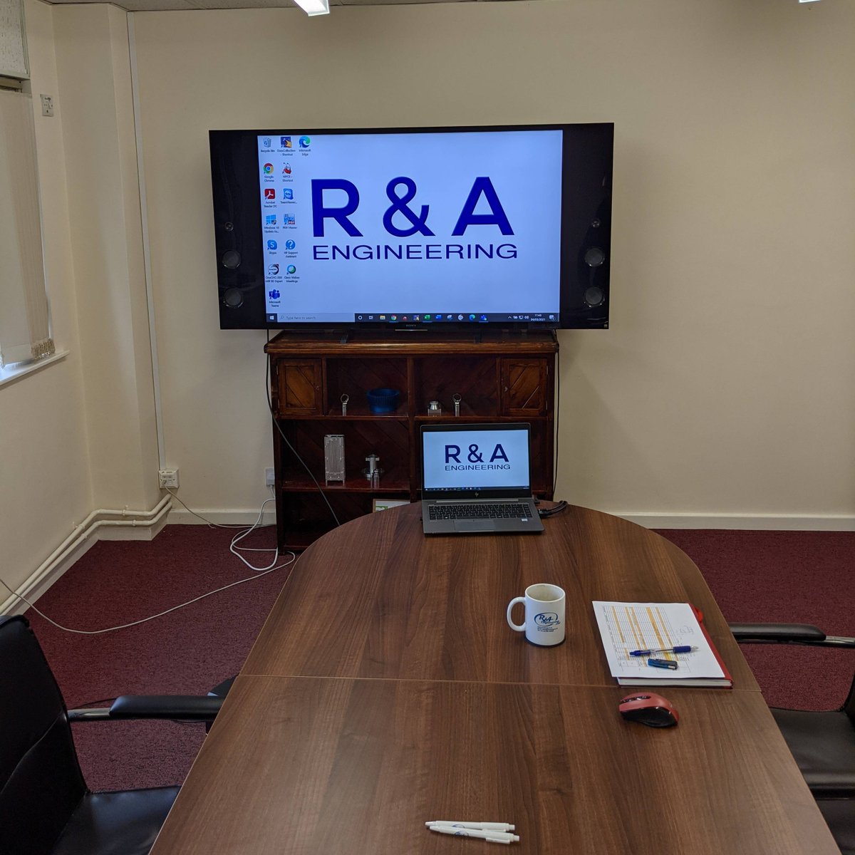 In a pandemic world where we were unable to go to the opticians, we had to upgrade our TV to a 65" screen so that we can see the Teams/Zoom meetings! #AnyExcuse