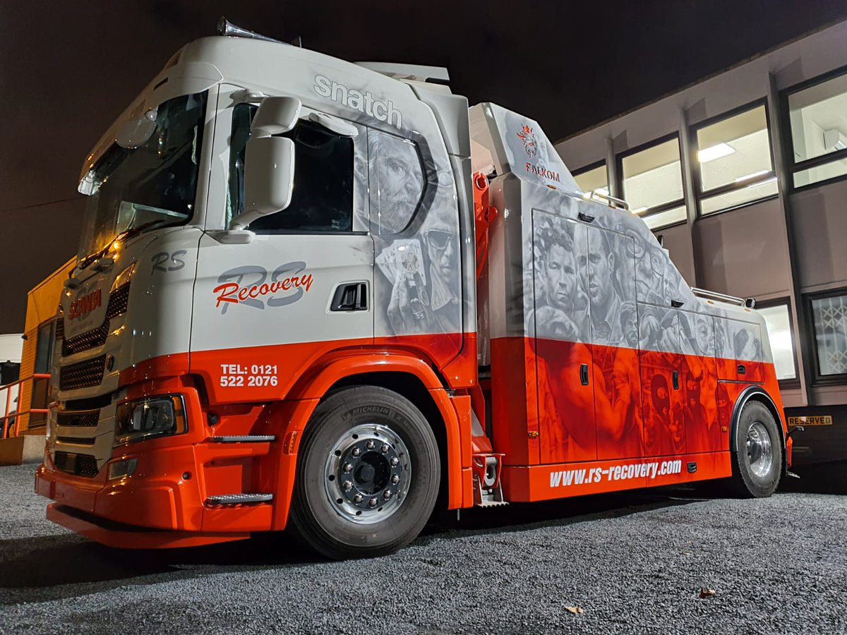 The latest addition to the fleet.

A few final steps left before it heads over to <a href="/keltruck/">Keltruck Scania</a> for pre-delivery inspection and official handover. 

 #recovery #falkom #rsrecovery #breakdownassistance <a href="/TonyBiddlestone/">🏴󠁧󠁢󠁥󠁮󠁧󠁿 Tony Biddlestone 🇨🇦</a>
