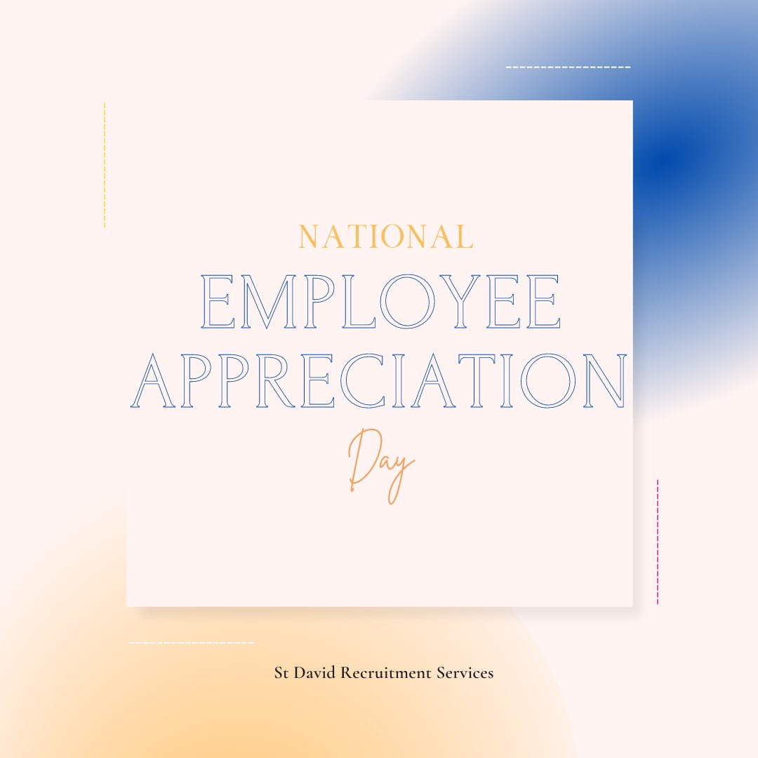 StDavidRec's tweet photo. Today is National Employee Appreciation Day!

I cannot thank my team enough for all their support and I really feel lucky to have the best group of girls working for me! 

If it wasn’t for the wonderful team bond we have, St David’s wouldn’t be where it is today! 🌼 

Sally https://t.co/5TxpTtQ4uR