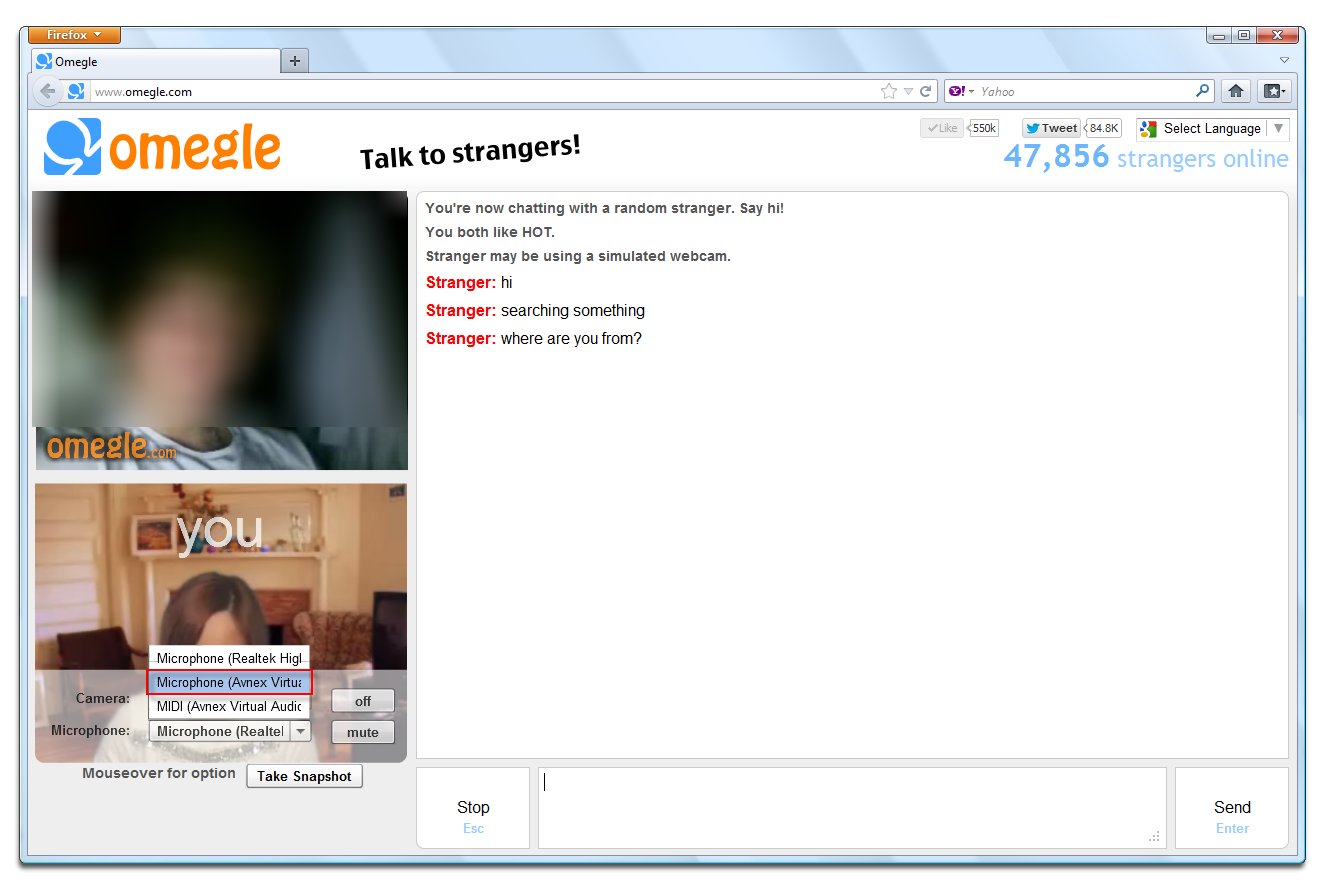 please be aware of a site called OMEGLE, this site encourages children to t...