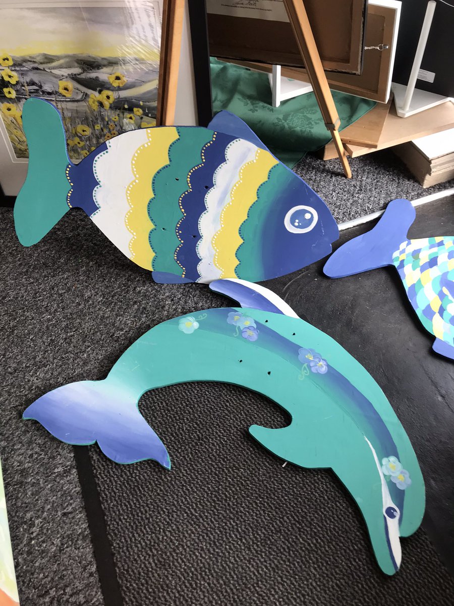 Middle Street Traders, Fish decor refreshed and swimming towards all reopening 12th April!@Brixham @brixhamtc @lovebrixham @EnglishRiviera @Torbay_Hour