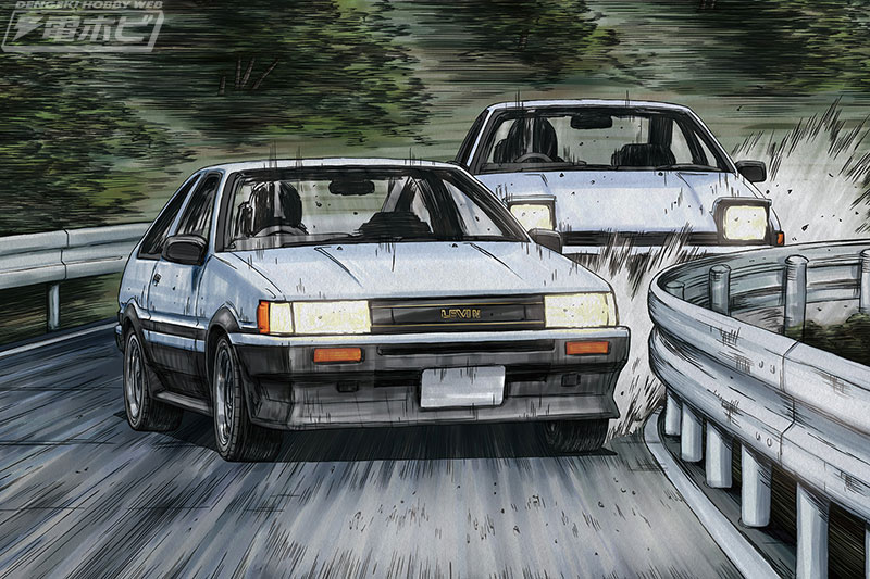 今日の話題】アオシマ『#頭文字D』カーモデルシリーズに、池谷先輩の