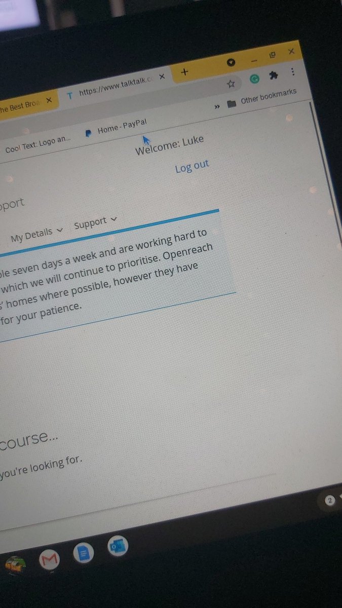 Alex_boilers's tweet photo. @TalkTalk I think you need to have a look at your website security,  I just tried to login as a new customer,  however I'm not luke https://t.co/7J5YonlgfS