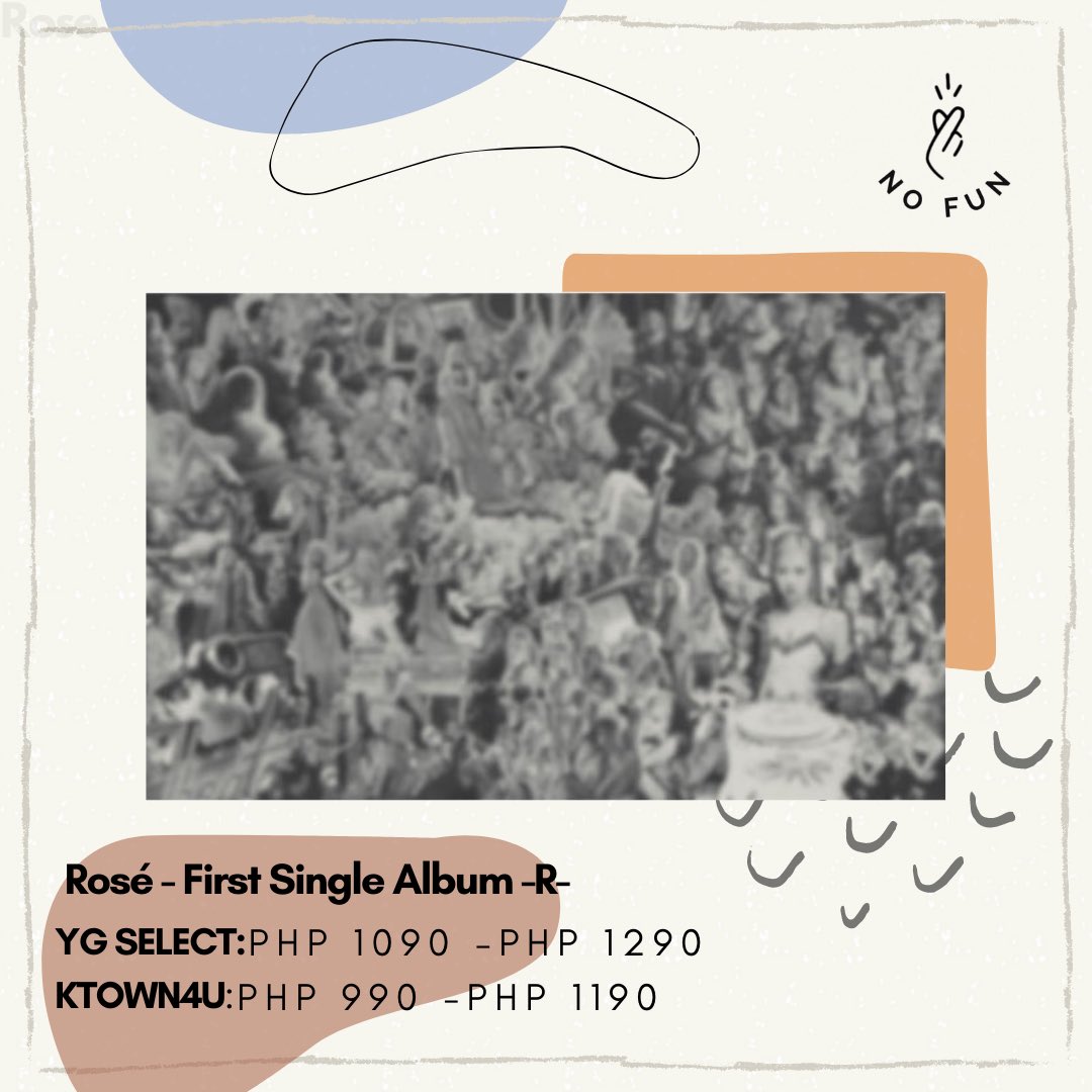 NoFun_PH's tweet photo. Annyeong 여러분~ 💖

[#NFPH_GO] Rosé - First Single Album [R] ✨

• Price: ₱990-₱1,290
• DOO: March 13, 2021
• Order form: https://t.co/cTLGdFA5lm

#BLACKPINK #BLACKPINKINYOURAREA #ROSÉ #FirstSingleAlbum #R #YG #YGENTERTAINMENT #KPOP #NOFUNPH #PHGO #YGSELECT #KTOWN4U https://t.co/C2jLoqUOnx