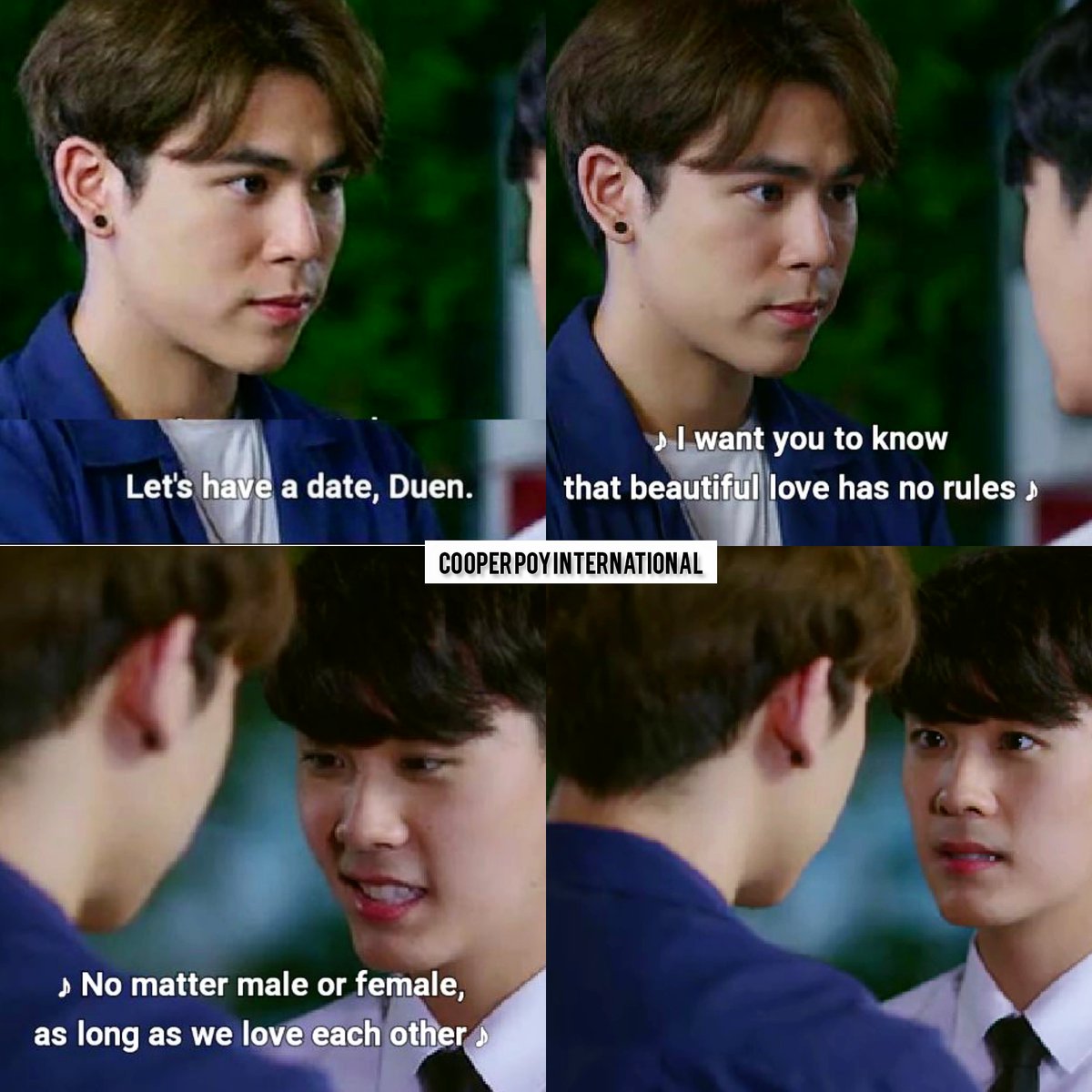 PoyFan's tweet photo. Remember these scene? This is in the Episode 6 where Bohn officially asked Duen to have a date and look at Duen's reaction 🤗 🥳🌹
#PerPoyOpenHouse #Pepo #Perpoy #Cooper #Poy #myengineerตอนจบ #Myengineertheseries #Bittersweettheseries https://t.co/aeqPKsgcEv