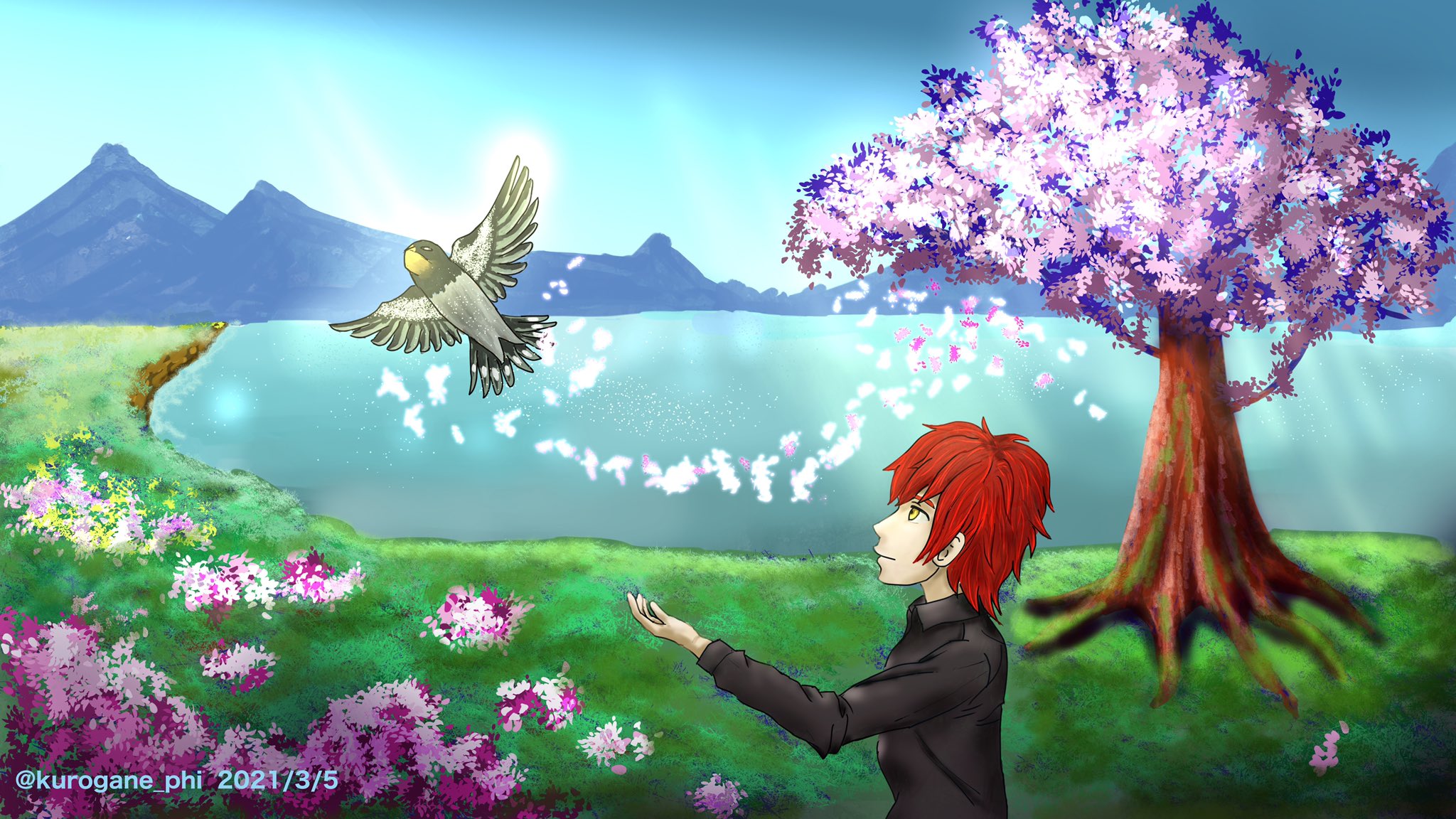 クロガネ イラスト 時々作曲 旅立ちの朝 いよいよ旅立つ日が来たね 君はここで空の飛び方を学んだ この先どんな風が吹いても大丈夫だろう さあ 行きなさい 風が導くままに 卒業された皆さん おめでとう 世界絵師 イラスト好きさんと繋がり クロガネ イラスト 時々作曲 旅立ちの朝 いよいよ旅立つ日が来たね 君はここで空の飛び方を学んだ この先どんな風が吹いても大丈夫だろう さあ 行きなさい 風が導くままに 卒業された皆さん おめでとう 世界絵師 イラスト好きさんと繋がり