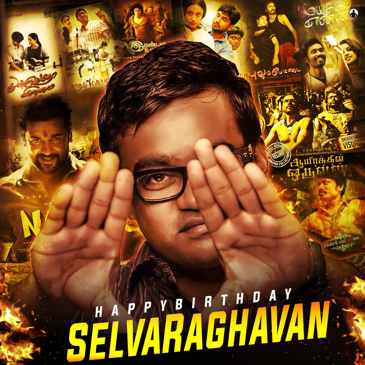 YuvanSouls's tweet photo. Man Who Made Cult Fan Following For His Movies With His Unique Way Of Film Making 💗
Wishing Our Genius Director @selvaraghavan A Very Happy Birthday..,On Behalf Of @thisisysr Fans Club 🎊
#HappyBirthdaySelvaraghavan
Design : @53kyCreation
#Yuvan | #SelvaYuvan Love ♥️ https://t.co/iJ9PCi3smu