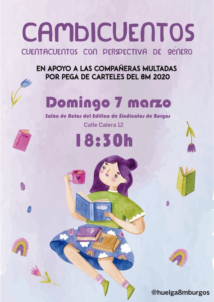 kechapas's tweet photo. Este domingo 7 de marzo las compas han organizado un Cambicuentos para las y los peques, pásate! 😏 https://t.co/ngMSVBkpmC
