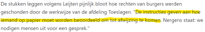 M_McCombs's tweet photo. Heel menselijk om dit als uitgangspunt te nemen..... En niemand bij de BD die zich heel even afvraagt of dit normaal is. De bodem is nog niet bereikt. #toeslagenaffaire #toeslagenschandaal #onmenselijk https://t.co/OIYNuP94yM