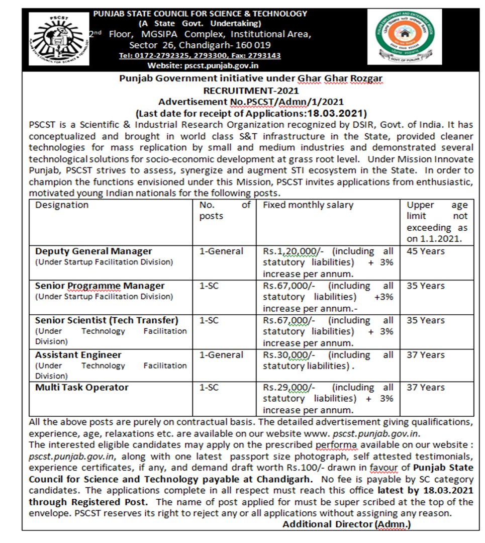 Punjab State Council for Science and Technology on X: &ldquo;@PSCST_GoP 