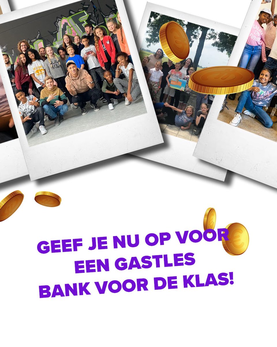Wist je dat....na 1 gastles bij tweederde van de leerlingen de kennis van geldzaken toeneemt? Meld je snel aan voor het geven of krijgen van een online gastles Bank voor de klas vanaf de #weekvanhetgeld #doenhoor ⁦<a href="/Wijzeringeld/">Wijzer in geldzaken</a>⁩