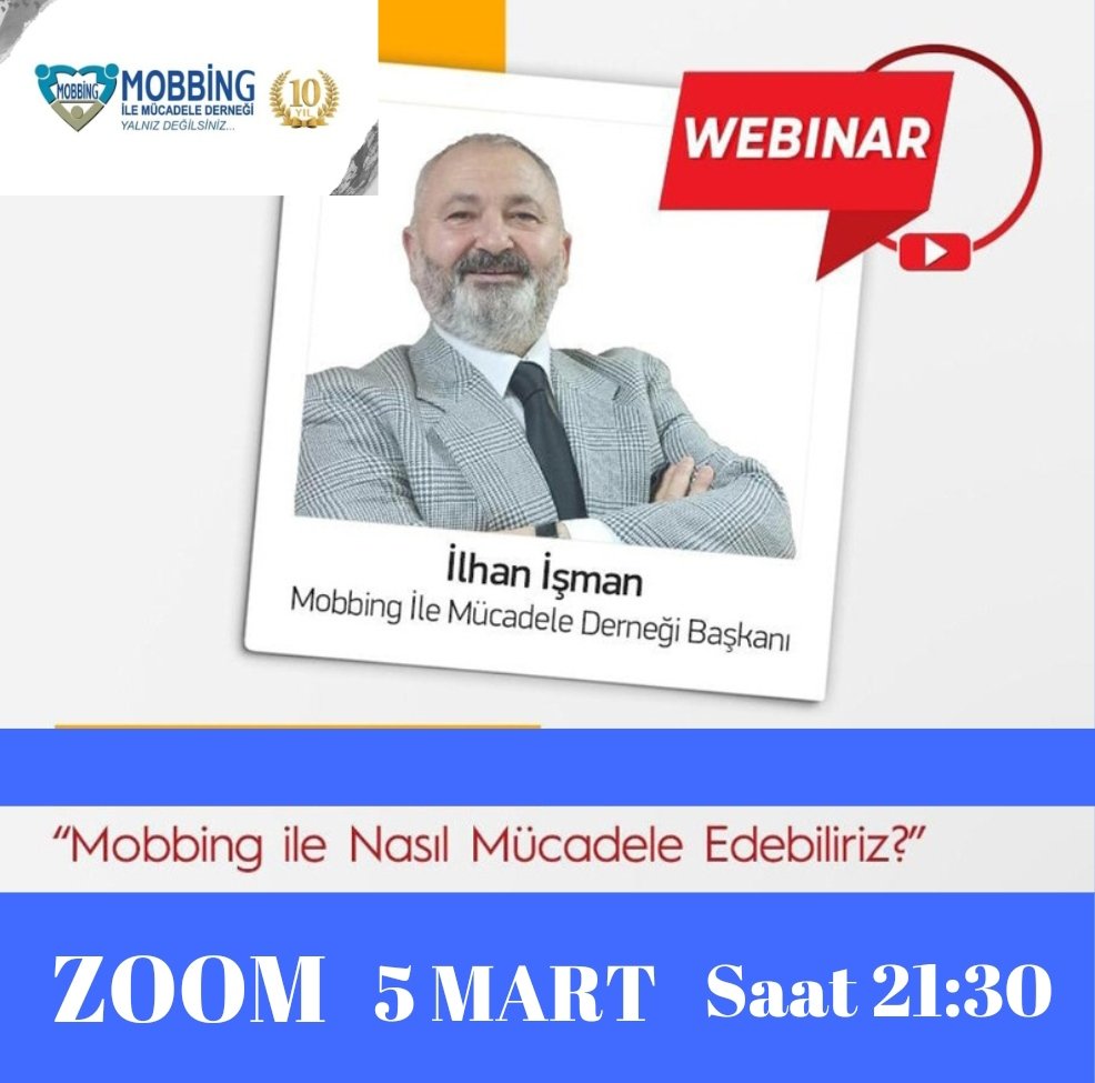 Bu akşam 21:30'da <a href="/SaHaDernegi/">Sağlık Çalışanları Hak Ve Mücadele Derneği</a> nin konuğuyuz. "Mobbing ile nasıl Mücadele edebiliriz." Birlikte konuşacağız. #mobbing #mobbingsuçtur #mobbingcinayettir
