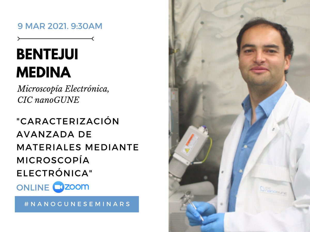 nanoGUNE's tweet photo. #NanoGUNESeminars #ExternalServices
📆 9 de marzo, 9:30
👨‍🔬 Bentejui Medina, Microscopía Electrónica
👉 "Caracterización avanzada de materiales mediante microscopía electrónica"
✳️ REGÍSTRATE para atender: https://t.co/OIYZ9qfvL4 https://t.co/JcWtyXfIHb