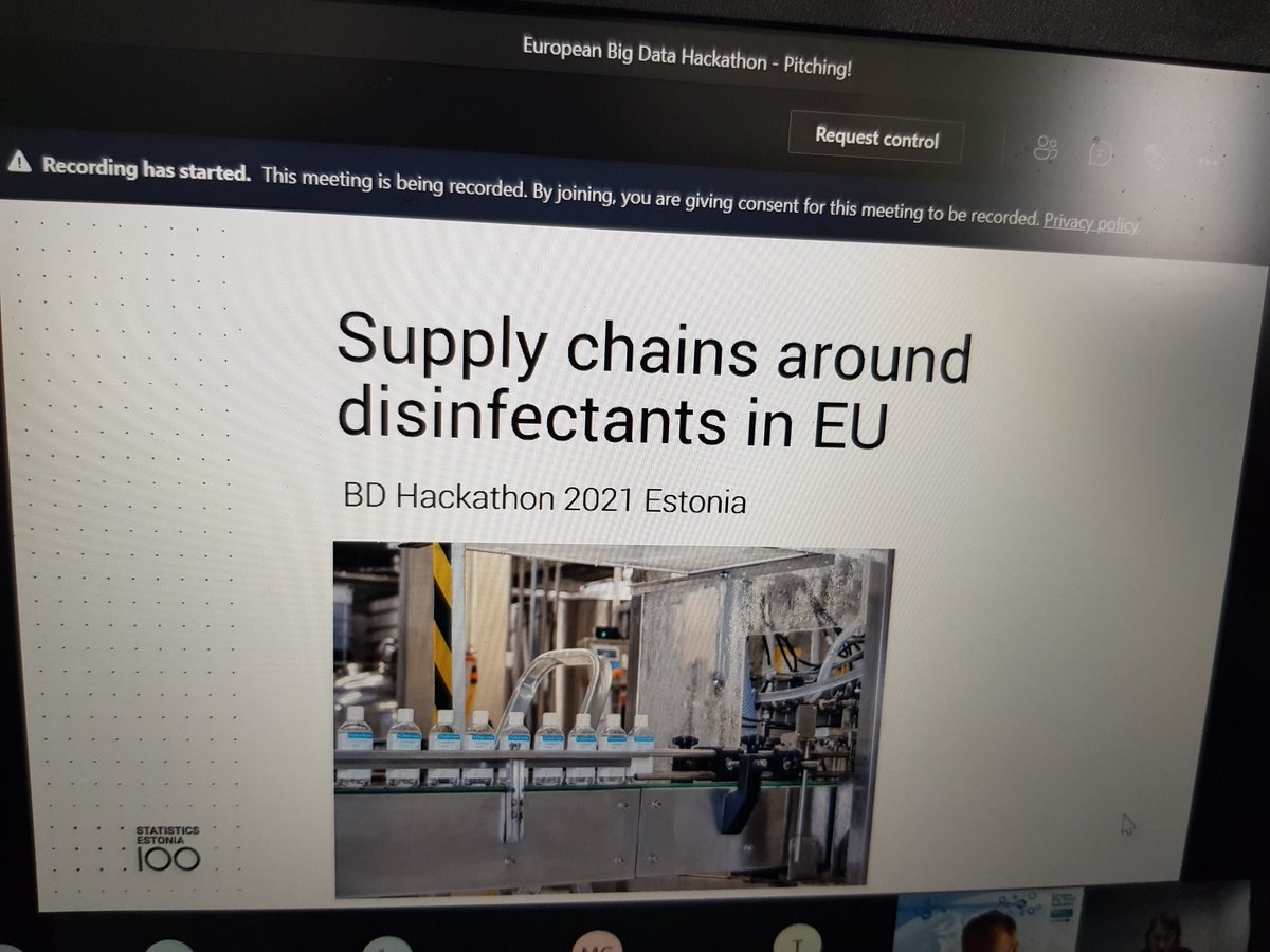 Supply chains around the disinfectants in #EU is the tool developed by the <a href="/eestistatistika/">eestistatistika</a> team for the #euBDhack