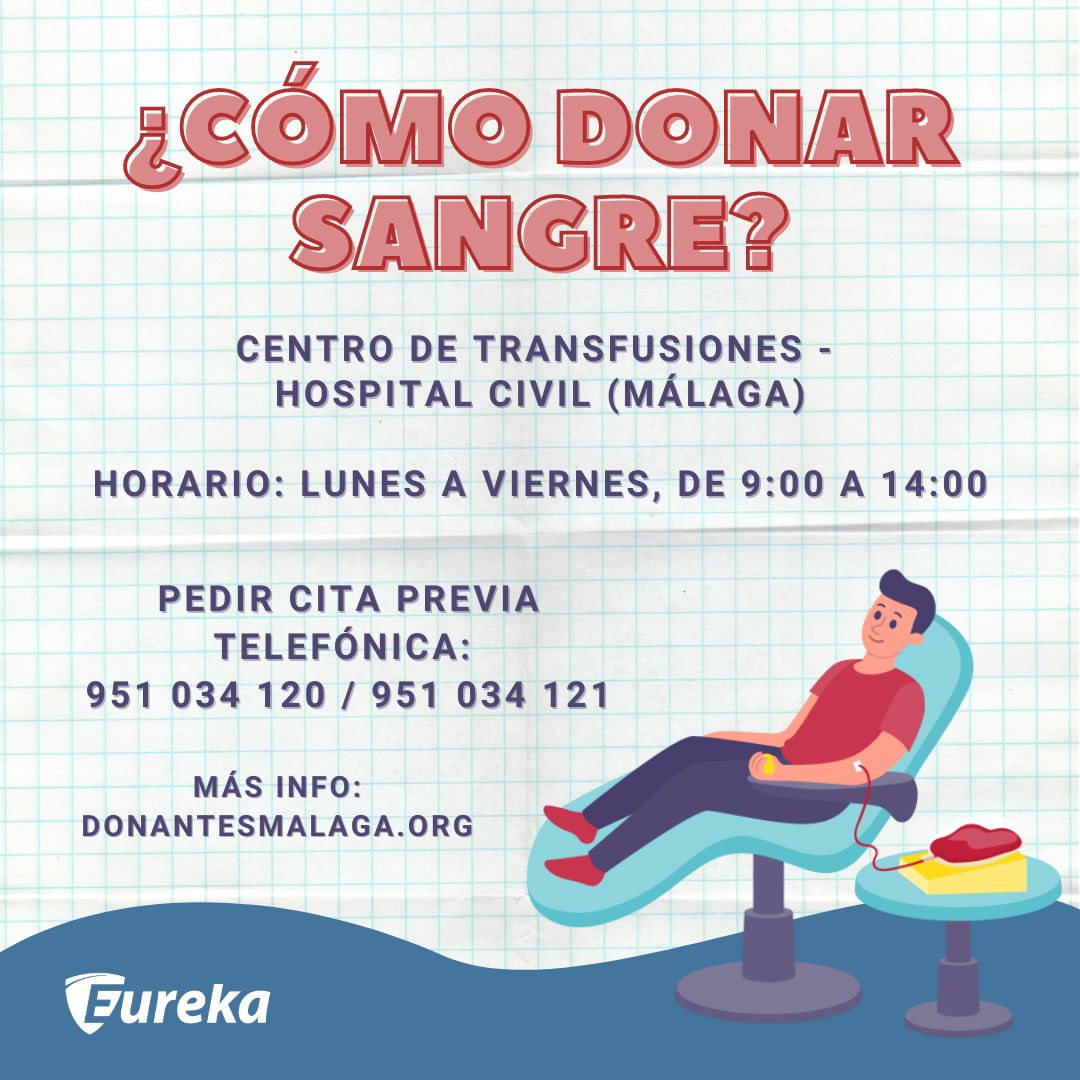 En años anteriores, se ha realizado la campaña de donación de sangre sobre estas fechas. Bajo la situación en la que nos encontramos, este año no se está llevando acabo.😔 

Os dejamos está información para aquellos que quieran donar sangre🩸 en Málaga.